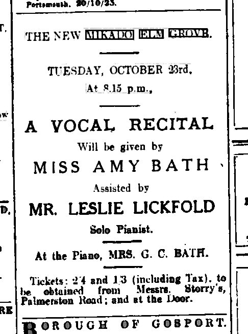 Portsmouth Evening News - Saturday 20 October 1923